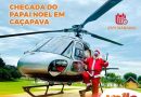 Papai Noel chegará de helicóptero no Centro Cultural de Caçapava